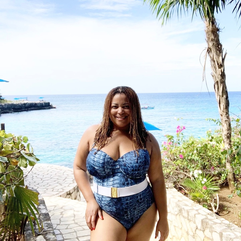 GABIFRESH INSTINCTS BELTED UNDERWIRE ONE PIECE